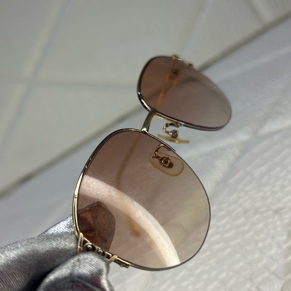 CELINE Oval Sunglasses Titan with Frames 54016-135 - Picture 13 of 13